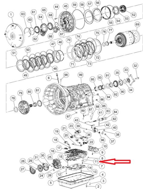 Valve Body Seal 10r80 10l80 Hl3z 7g199 A