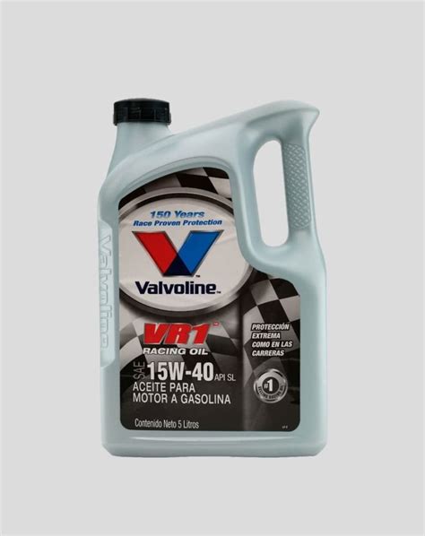 Lubricante Mineral Valvoline VR1 Racing 15W40 Caja Tienda De