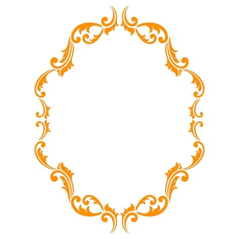 Premium Vector Classic Ornament Frame Vector Illustration