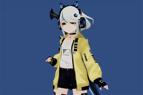 Anime Girl Ecoa76 Characters Unity Asset Store