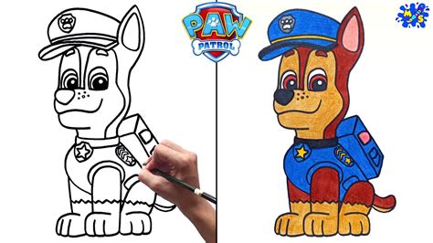 Step By Step How To Draw Marshall From Paw Patrol Ee8