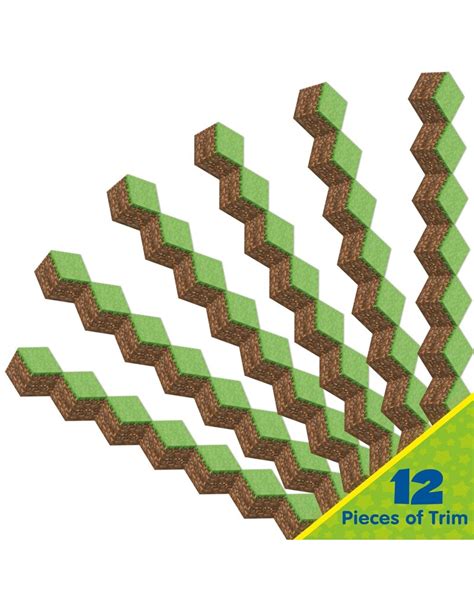 Minecraft Die-Cut Blocks Deco Trim - Tools 4 Teaching