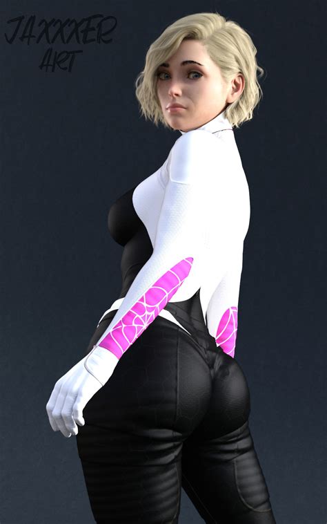 SpiderGwen By Jaxxxer Hentai Foundry