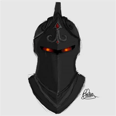 Black Knight Fortnite Sketch By Alvezzi On Deviantart