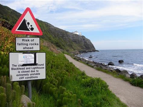 Risk Of Falling Rocks Ahead Sign © Kenneth Allen Cc By Sa20