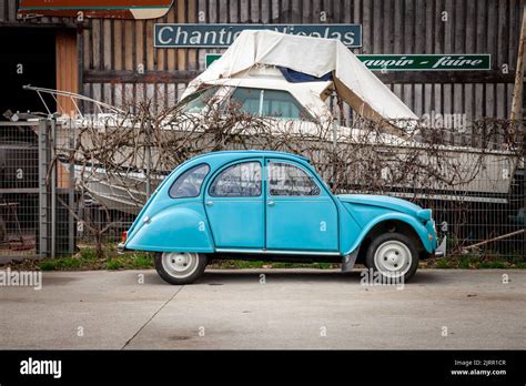 Picture Of A Citroen 2cv Parked In The Center Of Bordeaux France The Citroën 2cv Is An Air