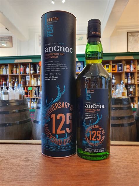 An Cnoc 125th Anniversary Limited Edition Peat Single Malt Scotch