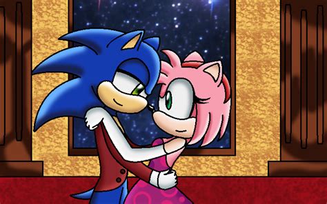 Sonic And Amy Night Dance Updated By Anita Ermine On Deviantart