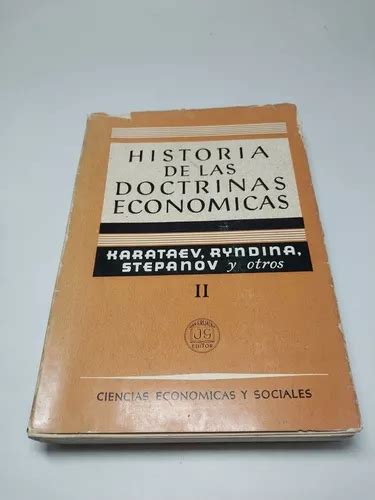 Historia De Las Doctrinas Econ Micas Karataev Ryndina Meses Sin Inter S