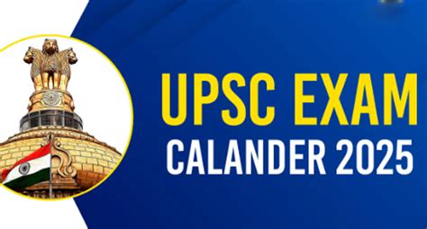 Upsc Exam Calendar 2025 Released Check Cse Prelims Mains Ans Ies