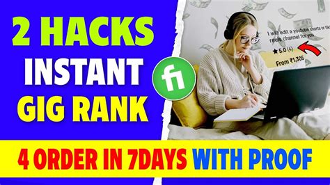 Fiverr Gig Ranking Hacks Get Instant Orders On Deranked Gig On