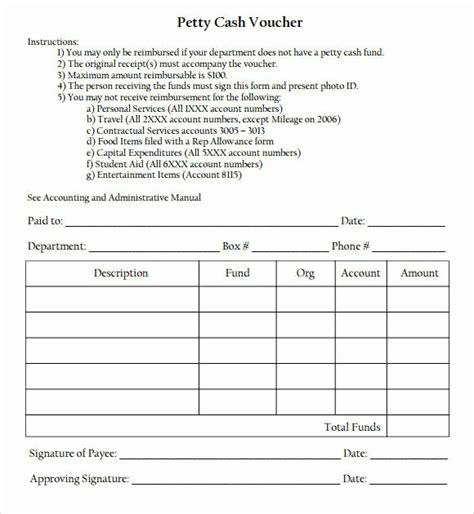 50 Petty Cash Request form Template | Ufreeonline Template