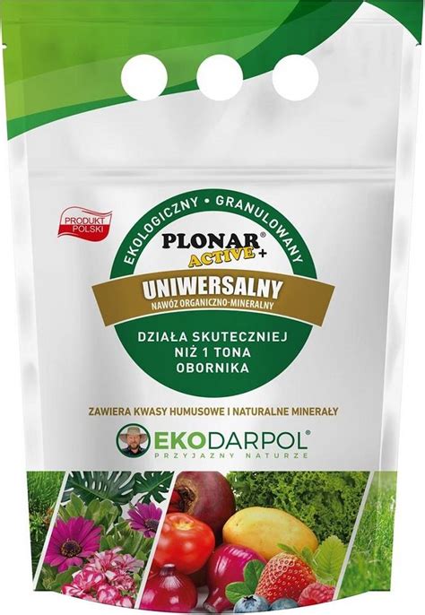 Plonar Active uniwersalny ekologiczny nawóz granulowany 1 kg