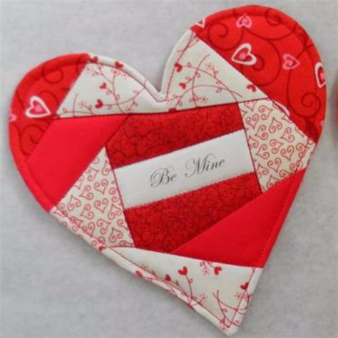 Heart Mug Rug To Say What’s In Your Heart Quilting Cubby