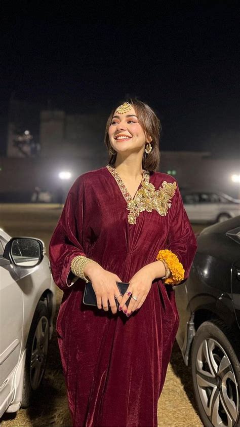 Hania Amir Latest Look At Her Frnd S Wedding Pakistani Dresses