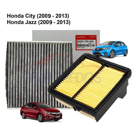 Combo Air Filter And Charcoal Ac Filter For Honda City 2009 2013 Honda Jazz 2009 2013