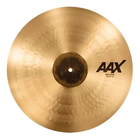 Platillo Sabian Aax Thin Crash Bateria Ftm