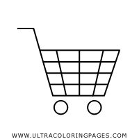 Dibujo De Carrito De Compras Para Colorear Ultra Coloring Pages