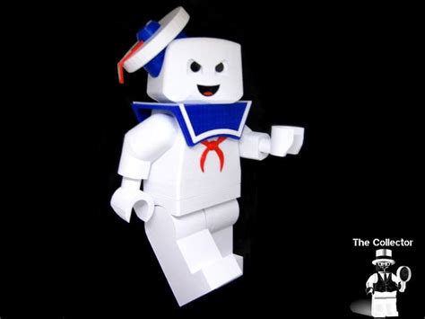 Custom Giant Lego 3d Printed Lego Stay Puft Marshmallow Man With Angry ...