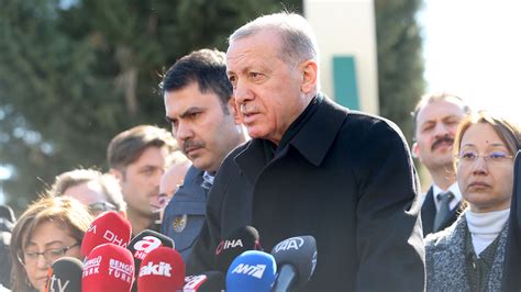 Son dakika Cumhurbaşkanı Erdoğan Depremde can kaybı 16 bin 170 e yükseldi