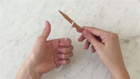 Long Tail Cast On Thumb Method Purl Soho Youtube