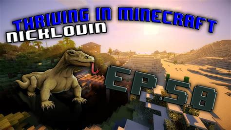 Thriving In Minecraft Ep50 A Pet Komodo Dragon Youtube