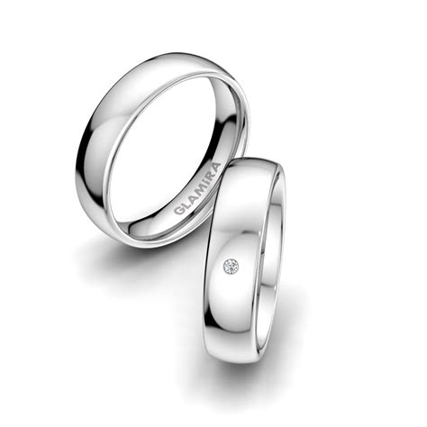 Compre Anillo De Boda Classic Step Mm En Quilates K Oro Blanco