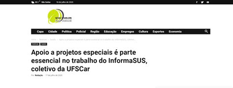 Clipping Informasus Ufscar Informasus Ufscar