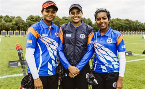 Indian Women S Compound Team Enters Final