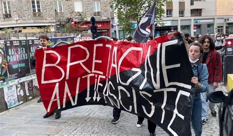 Législatives 2024 à Saint Brieuc 150 militants antifascistes