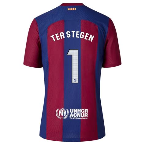 Herren Marc Andre Ter Stegen 1 Rot Blau Heimtrikot Trikot 202324 T