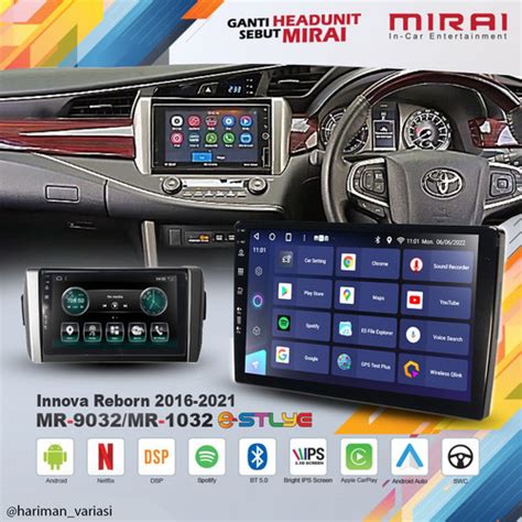 Jual Headunit Android Mirai E Series Innova Reborn