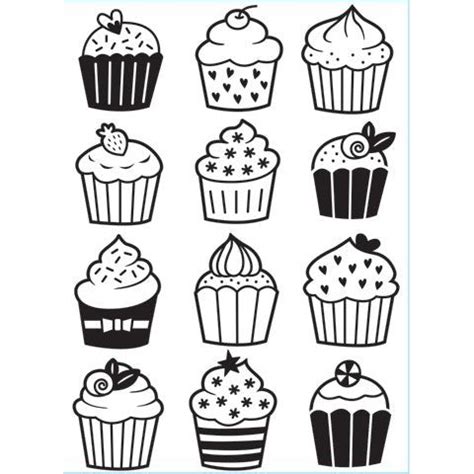 Embossing Folder Cupcake Folder De Grabado Cupcake Embossing Folder