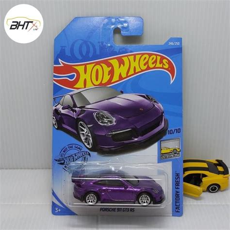 Jual Hot Wheels Super Treasure Hunt Porsche 911 GT3 RS Factory Fresh THS Shopee Indonesia