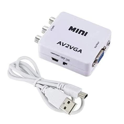 RCA TO VGA / AV TO VGA / VIDEO TO VGA CONVERTER