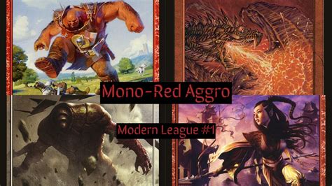 Modern Mono Red Obosh Aggro League Youtube