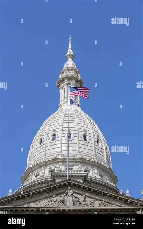 Michigan State Capitol Stock Photo - Alamy