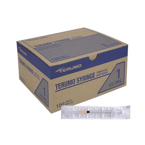 Buy Terumo 1mL Tuberculin Syringe 25G X 5 8 100 Box SS 01T2516