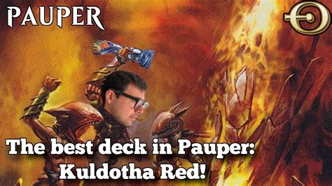 The Best Deck In Pauper Kuldotha Red Pauper Mtgo Youtube