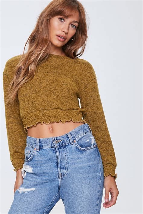 Lettuce Edge Crop Top