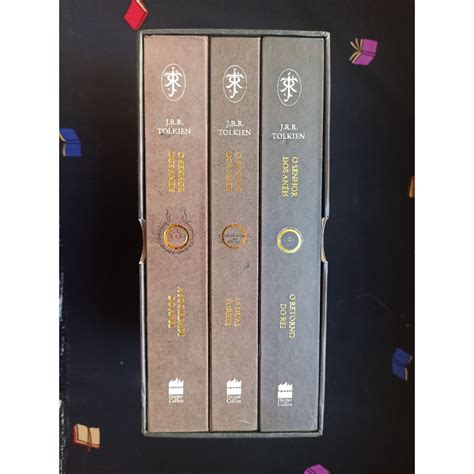 Box Trilogia O Senhor dos Anéis Capa dura por J R R Tolkien Shopee