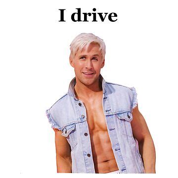 "Ryan Gosling Barbie/Drive movie meme" Essential T-Shirt for Sale by ...