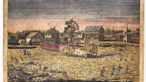 The Battle Of Lexington April 19th 1775 Plate I By Ralph Earl 1775