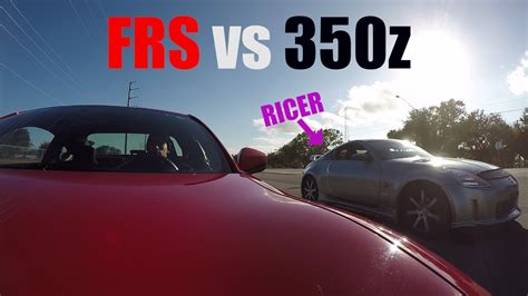 Ricer Frs Vs Ricer 350z Youtube