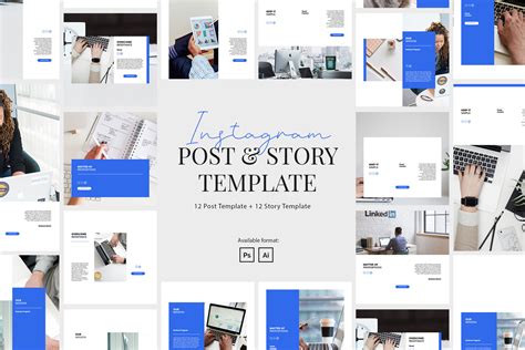 Elegant Business Instagram Template Graphic by peterdraw · Creative Fabrica