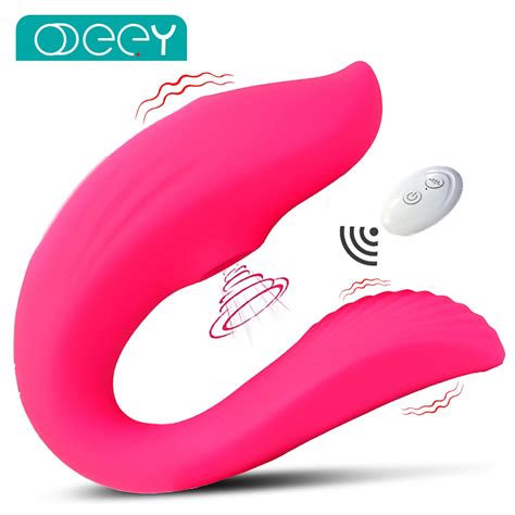 Wireless Remote Sucking Vibrator Wearable U Shaped Dildo Oral Sex Clit