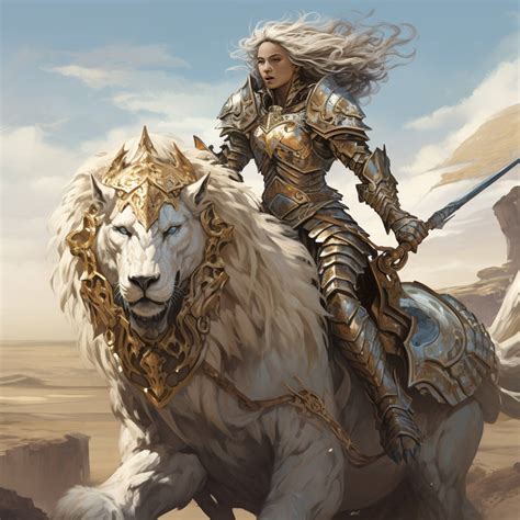 Sydrous Knight Riding An Armored Lion Ii By Scarday On Deviantart