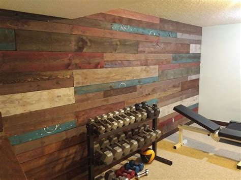 Barn Board Feature Wall In My Basement Feature Wall Home Reno Barn