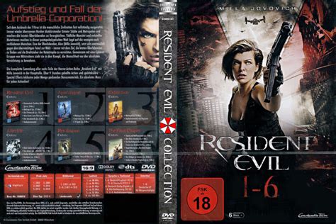 Resident Evil 1 6 Collection R2 De Dvd Cover Dvdcovercom