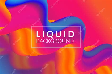 Premium Vector Modern Liquid Background With Gradient Color